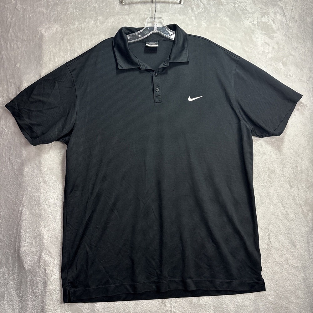 Nike Golf Dri Fit 2XL Black Shirt